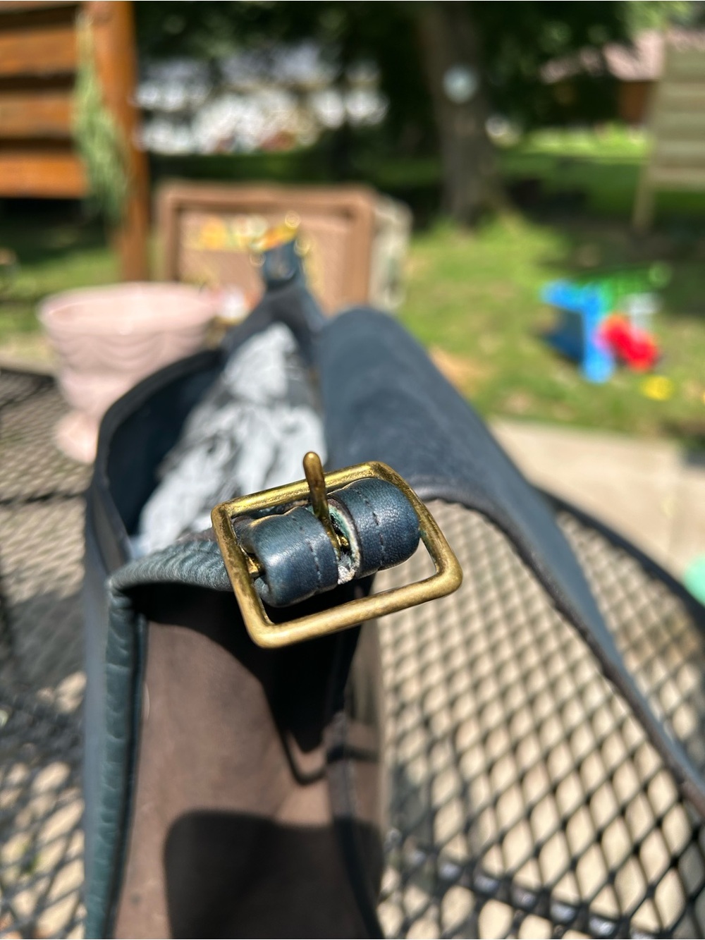 Coach Vintage Blue Classic Shoulder Bag - Picture 13 of 16